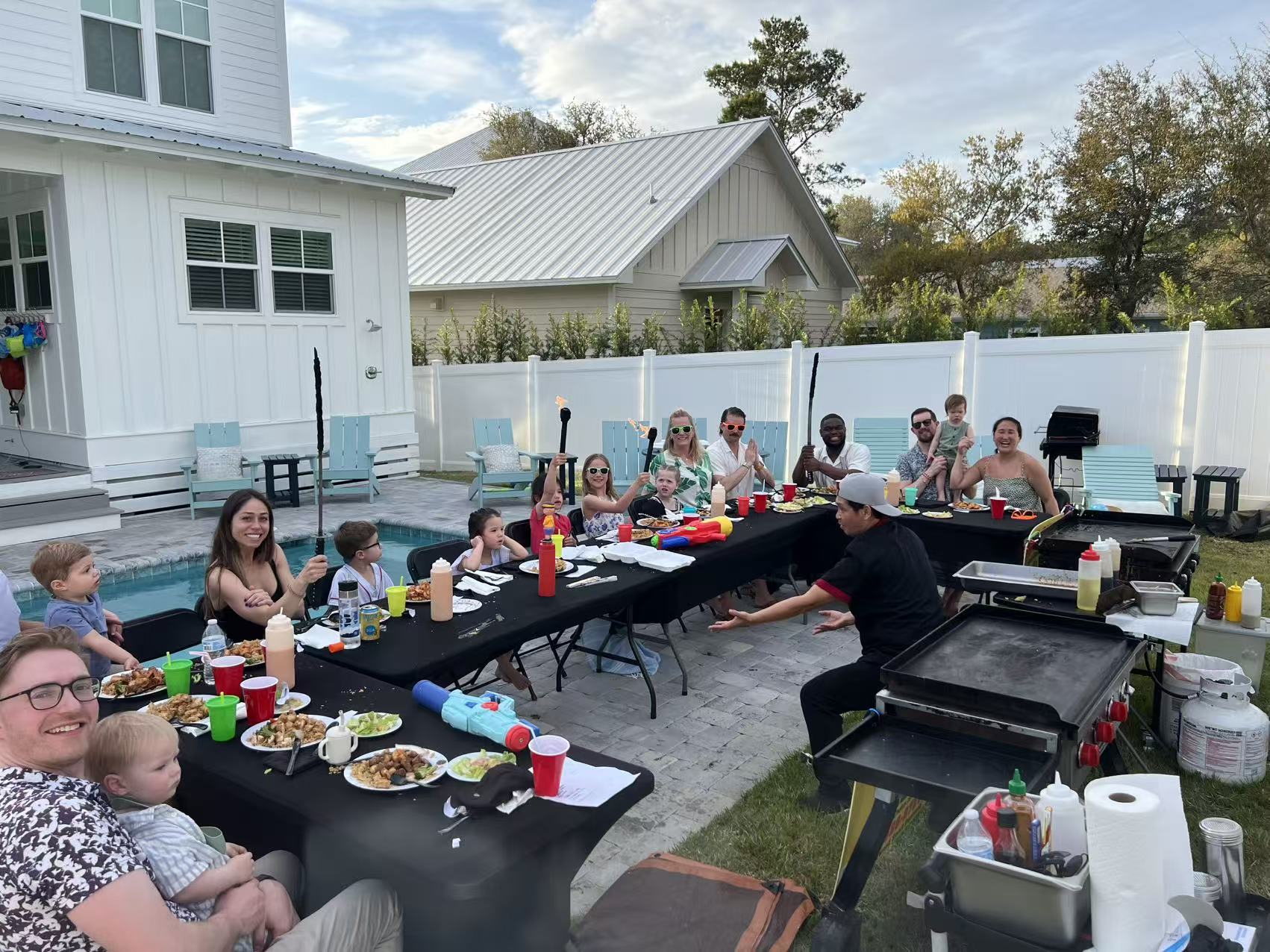 Private hibachi dinner Destin Beach
